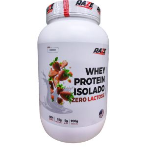 Whey Protein Isolado Zero Lactose 900g - Morango
