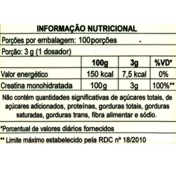 Creatina Pura Monohidratada Muscle Energy - 300g - Image 2