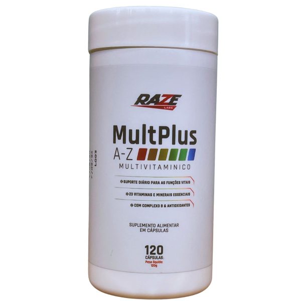 Suplemento Alimentar Multivitaminico MultPlus A-Z 120 Cápsulas